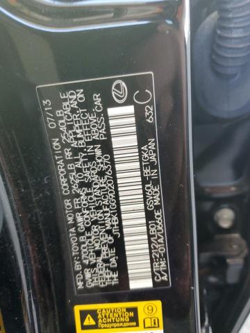 52999254 :رقم المزاد ، JTHBK1GG9D2076370 vin ، 2013 Lexus Es 350 مزاد بيع