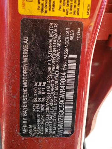 Продаж на аукціоні авто 2016 Mini Cooper Countryman, vin: WMWZB3C59GWR49884, номер лоту: 54487104