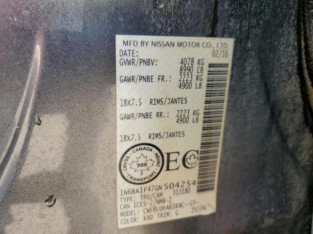 Aukcja sprzedaży 2016 Nissan Titan Xd Sl, vin: 1N6BA1F47GN504254, numer aukcji: 56670974
