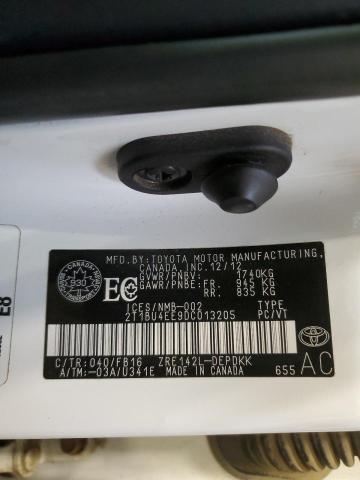 52931774 :رقم المزاد ، 2T1BU4EE9DC013205 vin ، 2013 Toyota Corolla Base مزاد بيع