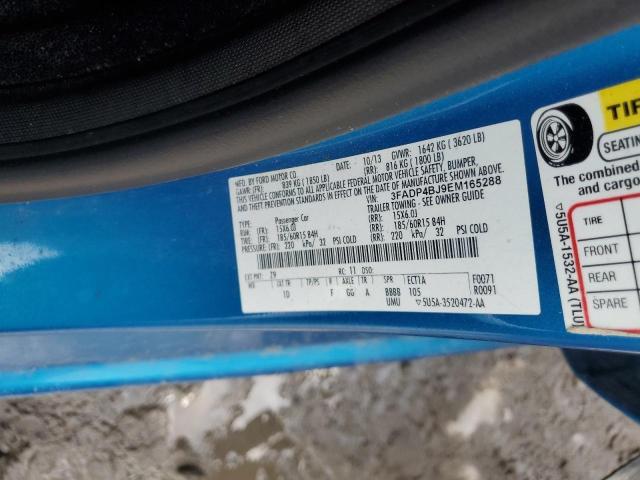 55741084 :رقم المزاد ، 3FADP4BJ9EM165288 vin ، 2014 Ford Fiesta Se مزاد بيع