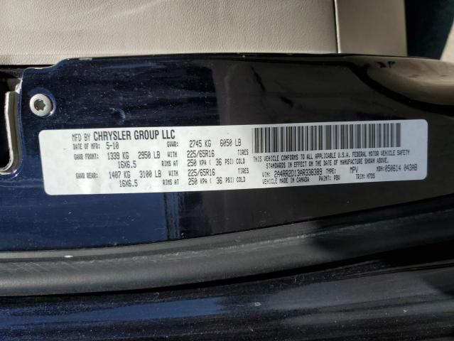 2010 Chrysler Town & Country Lx მანქანა იყიდება აუქციონზე, vin: 2A4RR2D13AR338389, აუქციონის ნომერი: 55786214
