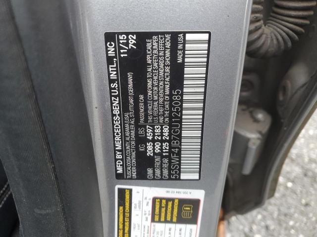 Продажа на аукционе авто 2016 Mercedes-benz C 300, vin: 55SWF4JB7GU125085, номер лота: 55303324
