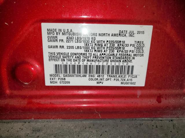 Продажа на аукционе авто 2015 Mitsubishi Outlander Sport Se, vin: 4A4AP4AW7FE044950, номер лота: 52855684