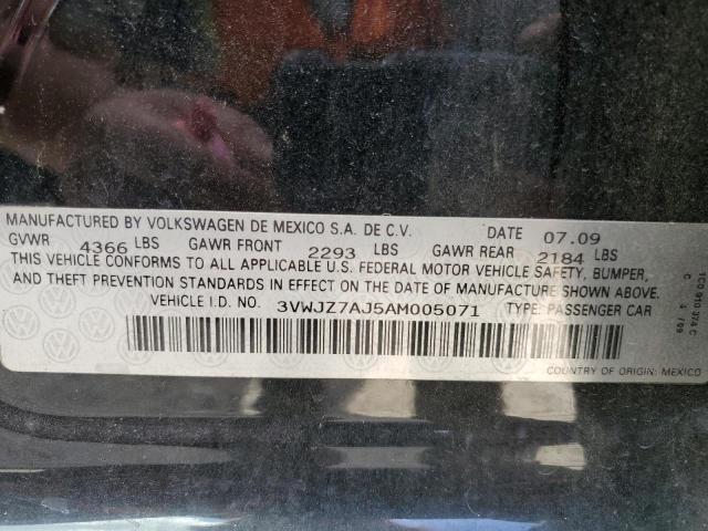 Aukcja sprzedaży 2010 Volkswagen Jetta S, vin: 3VWJZ7AJ5AM005071, numer aukcji: 56977484