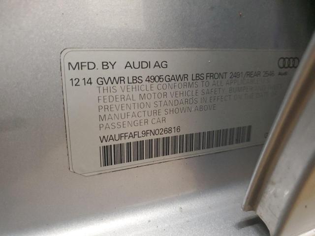 Aukcja sprzedaży 2015 Audi A4 Premium, vin: WAUFFAFL9FN026816, numer aukcji: 56001105