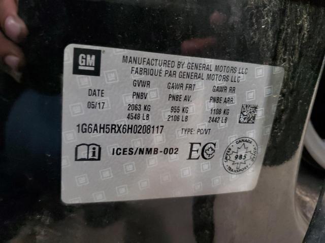 Продаж на аукціоні авто 2017 Cadillac Ats Luxury, vin: 1G6AH5RX6H0208117, номер лоту: 56593675