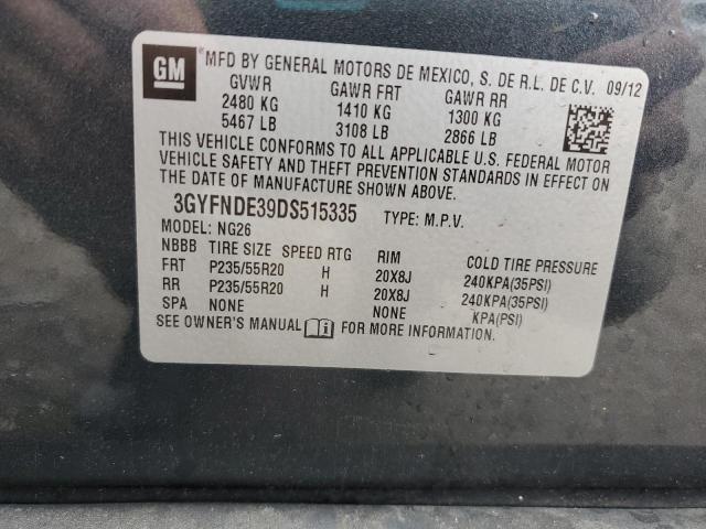 Aukcja sprzedaży 2013 Cadillac Srx Perfor, vin: 3GYFNDE39DS515335, numer aukcji: 56310365