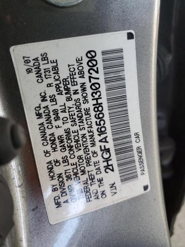 Продаж на аукціоні авто 2008 Honda Civic Lx, vin: 2HGFA16568H307200, номер лоту: 57893615