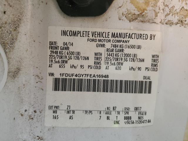 Продажа на аукционе авто 2015 Ford F450, vin: 1FDUF4GY7FEA16948, номер лота: 55608885