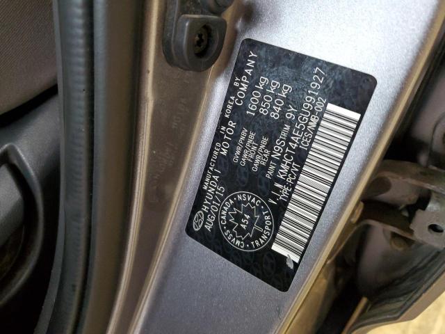 58216255 :رقم المزاد ، KMHCT4AE5GU991927 vin ، 2016 Hyundai Accent Se مزاد بيع