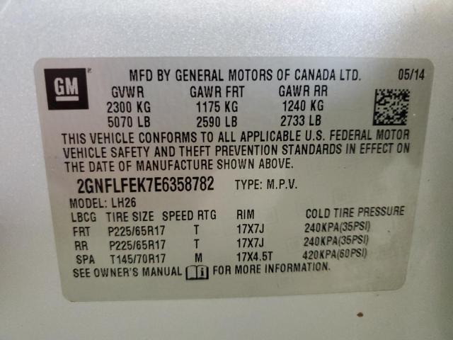 Продаж на аукціоні авто 2014 Chevrolet Equinox Lt, vin: 2GNFLFEK7E6358782, номер лоту: 56363265