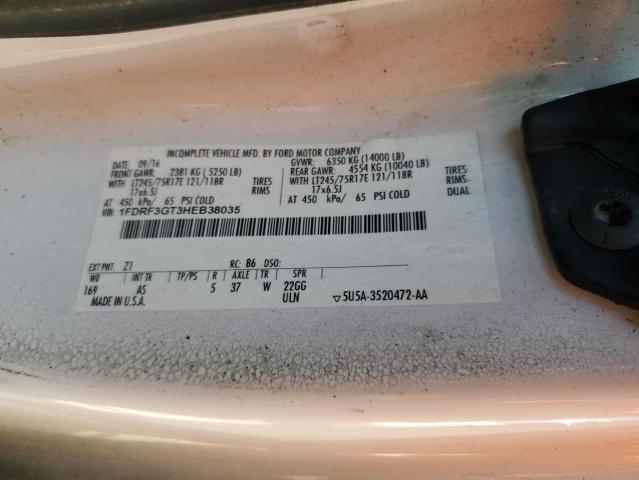 Aukcja sprzedaży 2017 Ford F350, vin: 1FDRF3GT3HEB38035, numer aukcji: 55498045