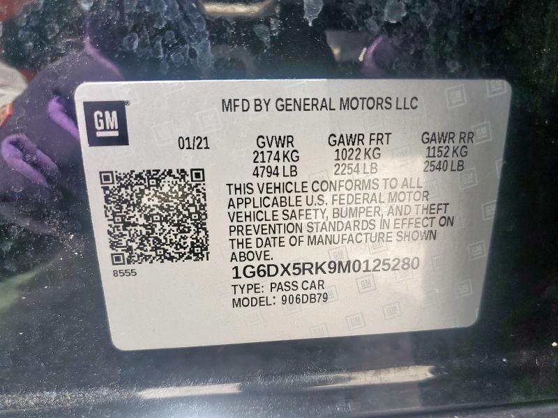 Продажа на аукционе авто 2021 Cadillac Ct5 Luxury, vin: 1G6DX5RK9M0125280, номер лота: 56756305