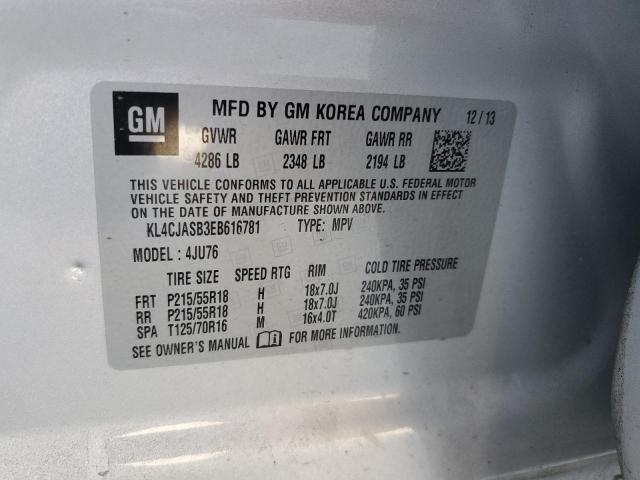 Aukcja sprzedaży 2014 Buick Encore, vin: KL4CJASB3EB616781, numer aukcji: 57087855