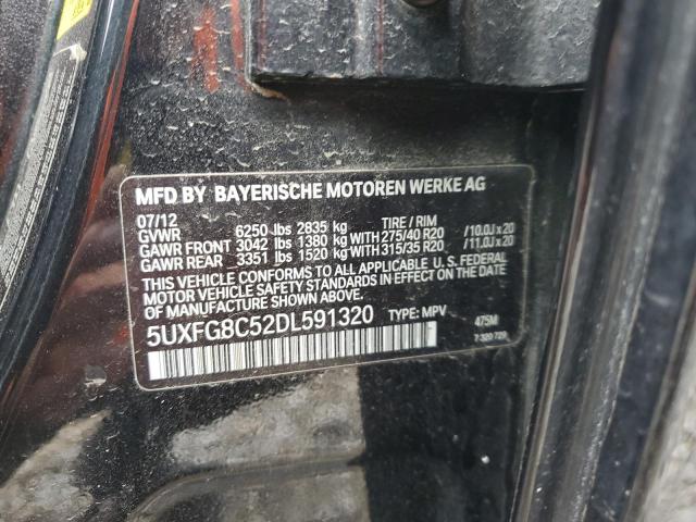 55245075 :رقم المزاد ، 5UXFG8C52DL591320 vin ، 2013 Bmw X6 Xdrive5 مزاد بيع