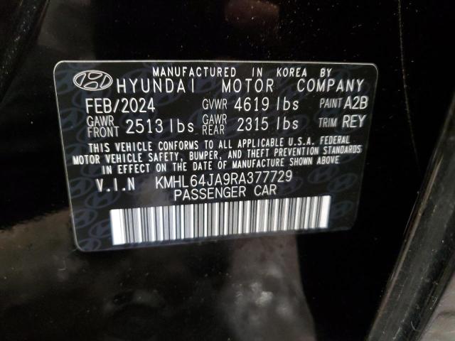 Auction sale of the 2024 Hyundai Sonata, vin: KMHL64JA9RA377729, lot number: 55500155