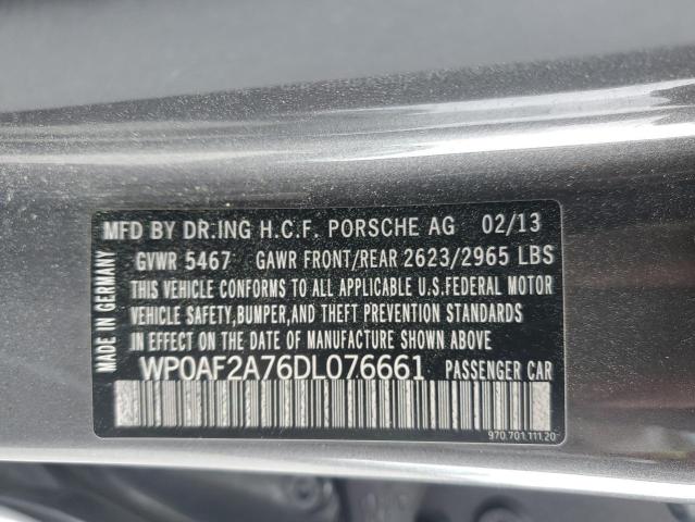 Продаж на аукціоні авто 2013 Porsche Panamera, vin: WP0AF2A76DL076661, номер лоту: 55629035