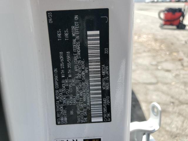 2023 Lexus Rz 450e მანქანა იყიდება აუქციონზე, vin: JTJAAAAB2PA016497, აუქციონის ნომერი: 54816345