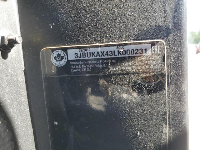 2020 Can Am Defender მანქანა იყიდება აუქციონზე, vin: 3JBUKAX43LK000231, აუქციონის ნომერი: 57515565