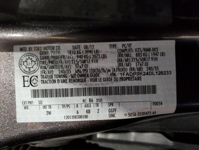 Продаж на аукціоні авто 2013 Ford Focus, vin: 1FADP3K24DL128233, номер лоту: 57330335