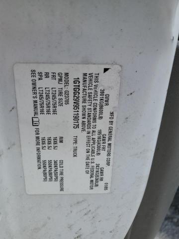 57347425 :رقم المزاد ، 1GTGG29V951190175 vin ، 2005 Gmc Savana G2500 مزاد بيع