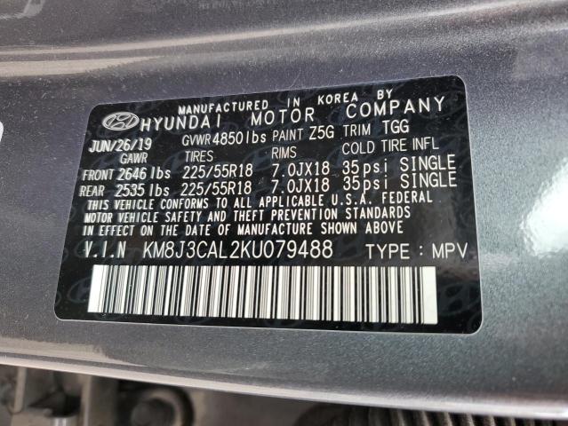 Aukcja sprzedaży 2019 Hyundai Tucson, vin: KM8J3CAL2KU079488, numer aukcji: 57875875