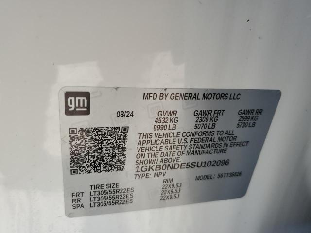 Продаж на аукціоні авто 2025 Gmc Hummer Suv, vin: 1GKB0NDE5SU102096, номер лоту: 54598445