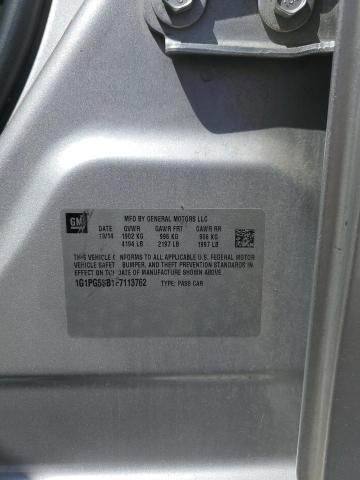 2015 Chevrolet Cruze Ltz მანქანა იყიდება აუქციონზე, vin: 1G1PG5SB1F7113762, აუქციონის ნომერი: 56901785