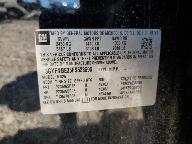 Продажа на аукционе авто 2015 Cadillac Srx Luxury, vin: 3GYFNBE33FS633596, номер лота: 57873845