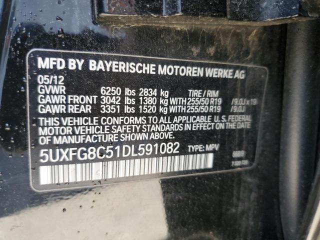 Aukcja sprzedaży 2013 Bmw X6 Xdrive5, vin: 5UXFG8C51DL591082, numer aukcji: 55424895