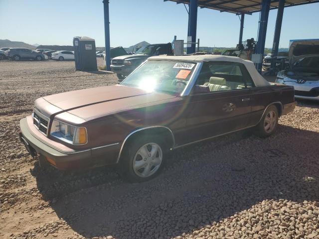 Auction sale of the 1986 Dodge 600, vin: 1B3BV55D5GG235791, lot number: 95979905