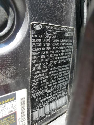 58494615 :رقم المزاد ، SALYB2RV8JA719976 vin ، 2018 Land Rover Range Rover Velar مزاد بيع