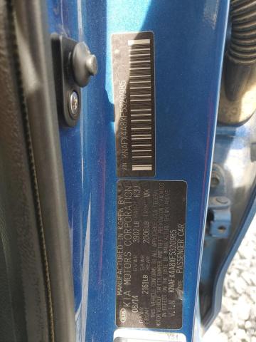 Aukcja sprzedaży 2015 Kia Forte, vin: KNAFX4A8XF5320985, numer aukcji: 55479545