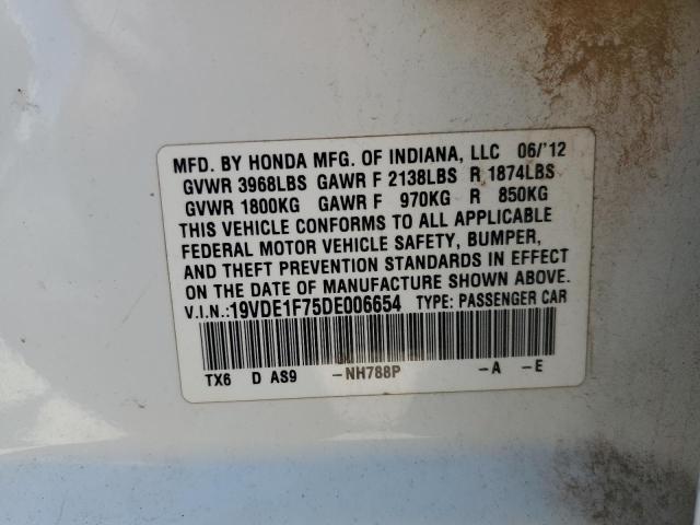 Aukcja sprzedaży 2013 Acura Ilx, vin: 19VDE1F75DE006654, numer aukcji: 56765335