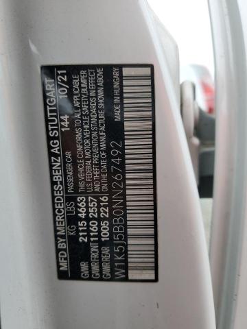 Aukcja sprzedaży 2022 Mercedes-benz Cla Amg 35, vin: W1K5J5BB0NN267492, numer aukcji: 58736405