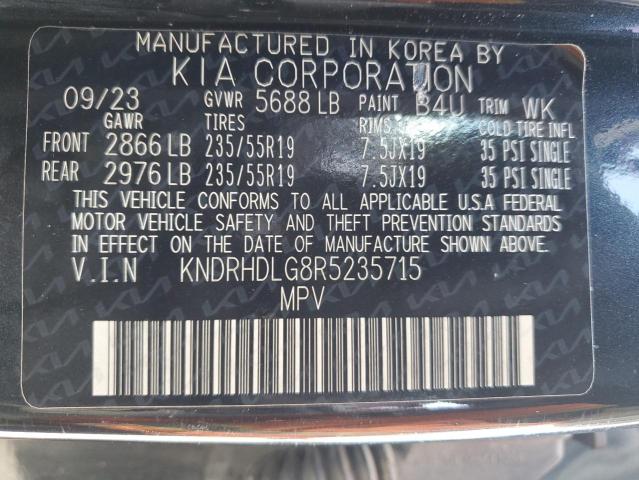 Aukcja sprzedaży 2024 Kia Sorento, vin: KNDRHDLG8R5235715, numer aukcji: 55998655