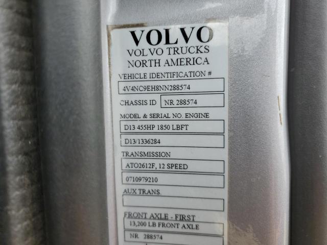 Продаж на аукціоні авто 2022 Volvo Vnl, vin: 4V4NC9EH8NN288574, номер лоту: 54544535