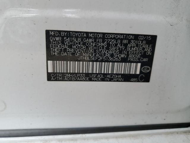 Aukcja sprzedaży 2015 Lexus Ls 460, vin: JTHBL5EF2F5136263, numer aukcji: 56076425