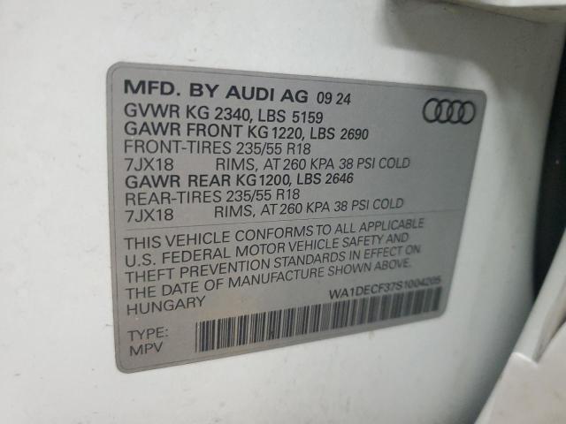 Продажа на аукционе авто 2025 Audi Q3 Premium, vin: WA1DECF37S1004205, номер лота: 58781785