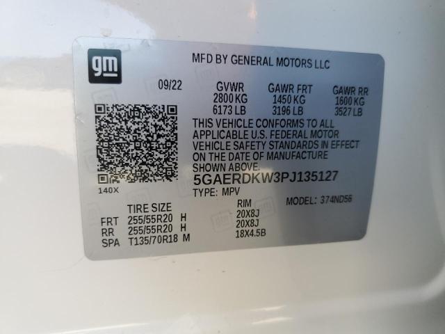 Aukcja sprzedaży 2023 Buick Enclave Av, vin: 5GAERDKW3PJ135127, numer aukcji: 58872985