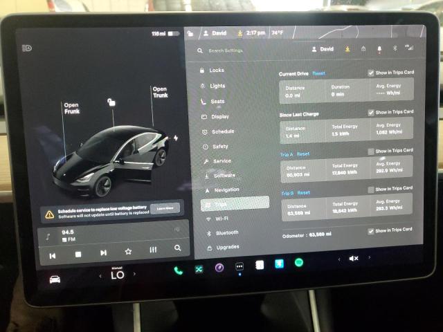 2018 Tesla Model 3 მანქანა იყიდება აუქციონზე, vin: 5YJ3E1EB4JF144295, აუქციონის ნომერი: 58754715