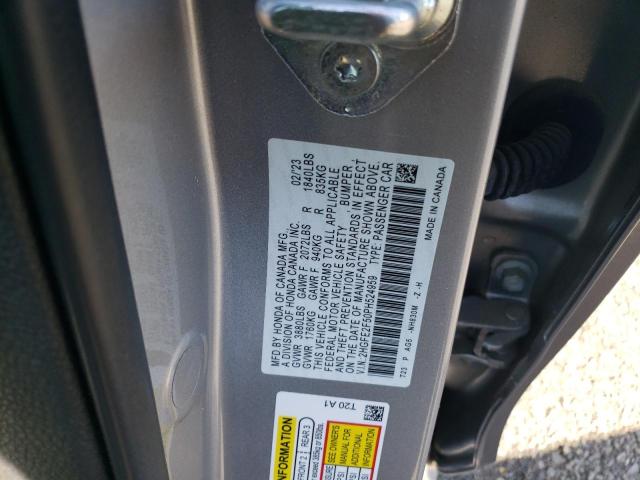 Aukcja sprzedaży 2023 Honda Civic, vin: 2HGFE2F50PH524959, numer aukcji: 56979885