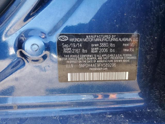 56823335 :رقم المزاد ، 5NPDH4AE9FH589296 vin ، 2015 Hyundai Elantra مزاد بيع