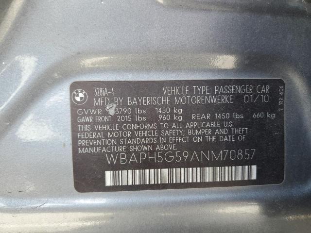 Aukcja sprzedaży 2010 Bmw 328 I Sule, vin: WBAPH5G59ANM70857, numer aukcji: 56457805
