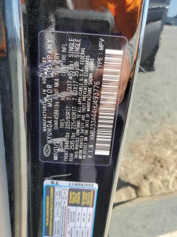 58950845 :رقم المزاد ، KM8J33A44HU493776 vin ، 2017 Hyundai Tucson Lim مزاد بيع