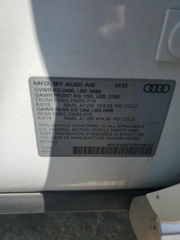 Aukcja sprzedaży 2023 Audi Q5, vin: WA1EAAFY2P2146107, numer aukcji: 54928315