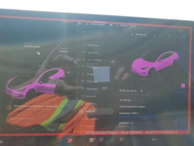 Продажа на аукционе авто 2020 Tesla Model 3, vin: 5YJ3E1EA7LF718947, номер лота: 57578625