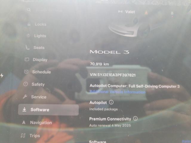 Продаж на аукціоні авто 2023 Tesla Model 3, vin: 5YJ3E1EA3PF397821, номер лоту: 54698665