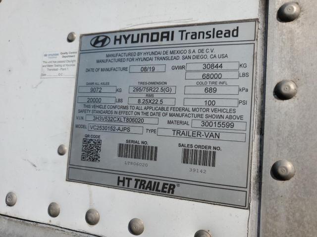 Aukcja sprzedaży 2020 Hyundai Vc2530152, vin: 3H3V532CXLT806020, numer aukcji: 56285315